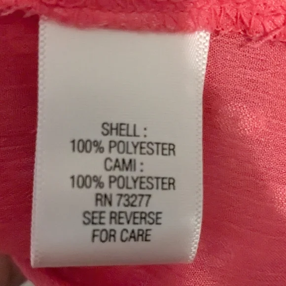 Apt. 9 Bright Pink Women's Top Plus Size 2X - Picture 4 of 6